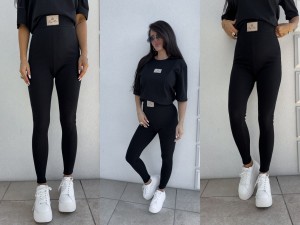 Legginsy COTTON – czarne by me 