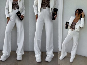 Spodnie SEVEN – ecru by me 