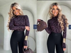 Bluzka SABRINA pianka – czekoladowa by me 