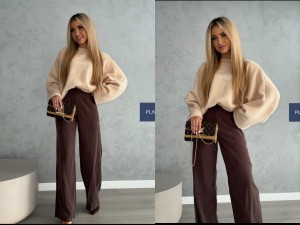 Sweter ALPAKA – beżowy by me 