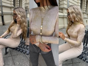 Bluzka SKIN – gold by me 