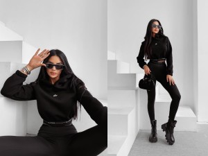 Bluza LUNARI olavoga 