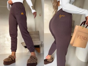 Spodnie DUO – czekoladowe by me 