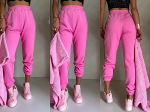 Spodnie dresowe CLASSIC – mocny róż by me 