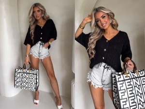 Kardigan ROYAL – czarny by me 