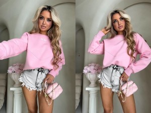 Bluza LOVE – różowa by me 