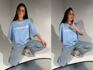 Tshirt BLANK baby blue la manuel 