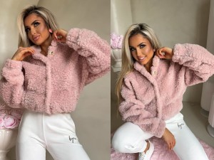 Kurtka bomberka CLOUDY – pudrowy róż by me 