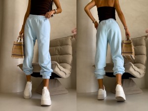 Spodnie dresowe CLASSIC – baby blue by me 