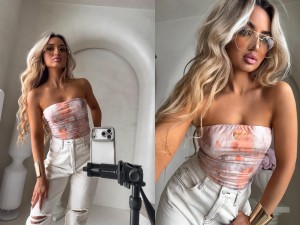 Top MAVEN ornament – Peach by me 