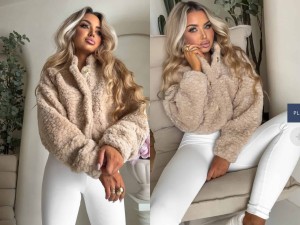 Kurtka bomberka CLOUDY – ciemny beż by me 