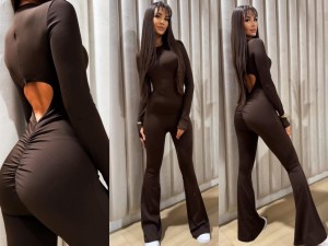 Kombinezon HEART  czekolada dzwony  