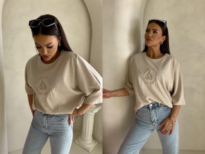 T-shirt NIRVANA – jasny beż by me 