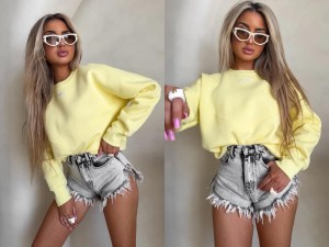 Bluza LOVE – cytrynowa by me 