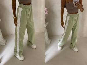 Spodnie LAMPAS – pistacjowe by me 