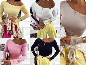 Bluzka Asymetria wiskoza 