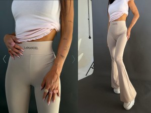 Legginsy BLESSED beż la manuel 