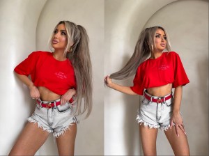 T-shirt ESSENTIAL – czerwony by me 