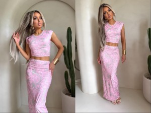 Komplet VISIT – różowy by me