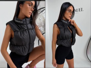 Kamizelka CLEAR czarna La Manuel 