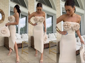 Sukienka ALOHA – jasny beż by me 