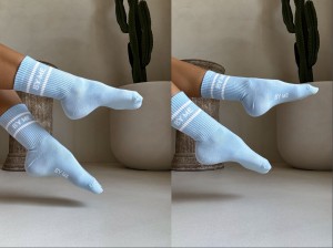 Skarpetki LOGO – baby blue by me 