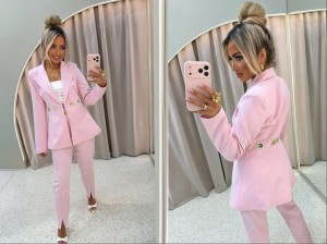 Komplet ELISABETT La Monne  różowy 