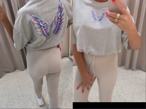 T-shirt FLY La monne  szary 