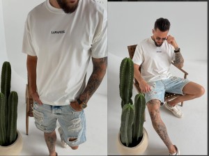 Tshirt PURE FORM ecru La manuel 