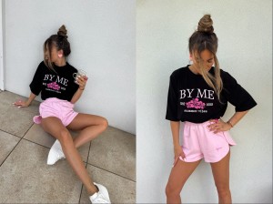 T-shirt VIBES – czarny by me 