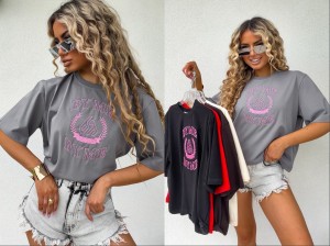 T-shirt LAUR – szary by me 