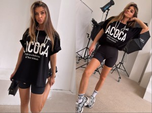 Komplet city VIBE La coca czarny 