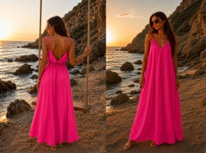 Sukienka IBIZA La monne  neon 