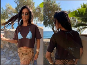 Tshirt RIVIERA czekolada La Manuel 