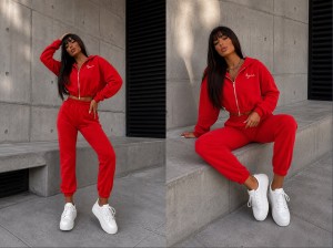 Bluza HOODIE – czerwona by me 