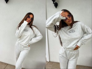 Bluza MONACO – szara by me 