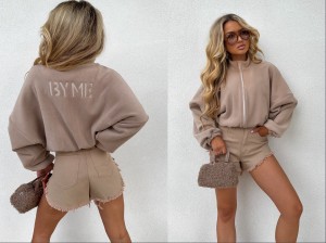 Bluza polarowa PURE – ciemny beż by me 