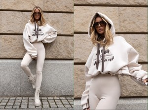 Bluza NOVA HOOD mia Maison  beżowa 