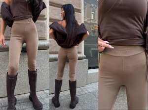 Legginsy TILLY cappucino La Manuel 