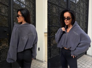 Bluza Warm up La Manuel  czekolada  fumo