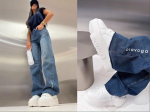 Spodnie jeans CYNTE olavoga 