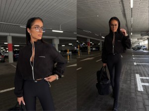 Bluza FROST czarna La Manuel 