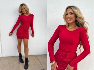 Bluzka ZOE – czerwona by me 