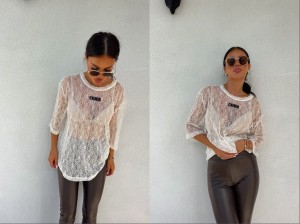 Bluzka MARMARIS transparent – ecru by me 