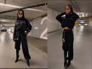 Bluza DASH czarna La Manuel 
