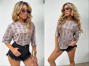 Bluzka MARMARIS MIU – mokka by me 
