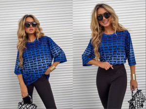 Bluzka MARMARIS ombre – chabrowa by me 