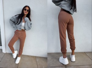 Spodnie dresowe CLASSIC – camel by me 
