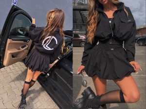 Spódnico-spodenek BOMBKA SKORT La coca czarny 