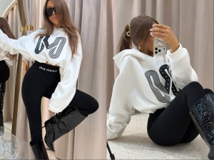 Bluza SHINE GRIL  Mia Maison   śmietana 